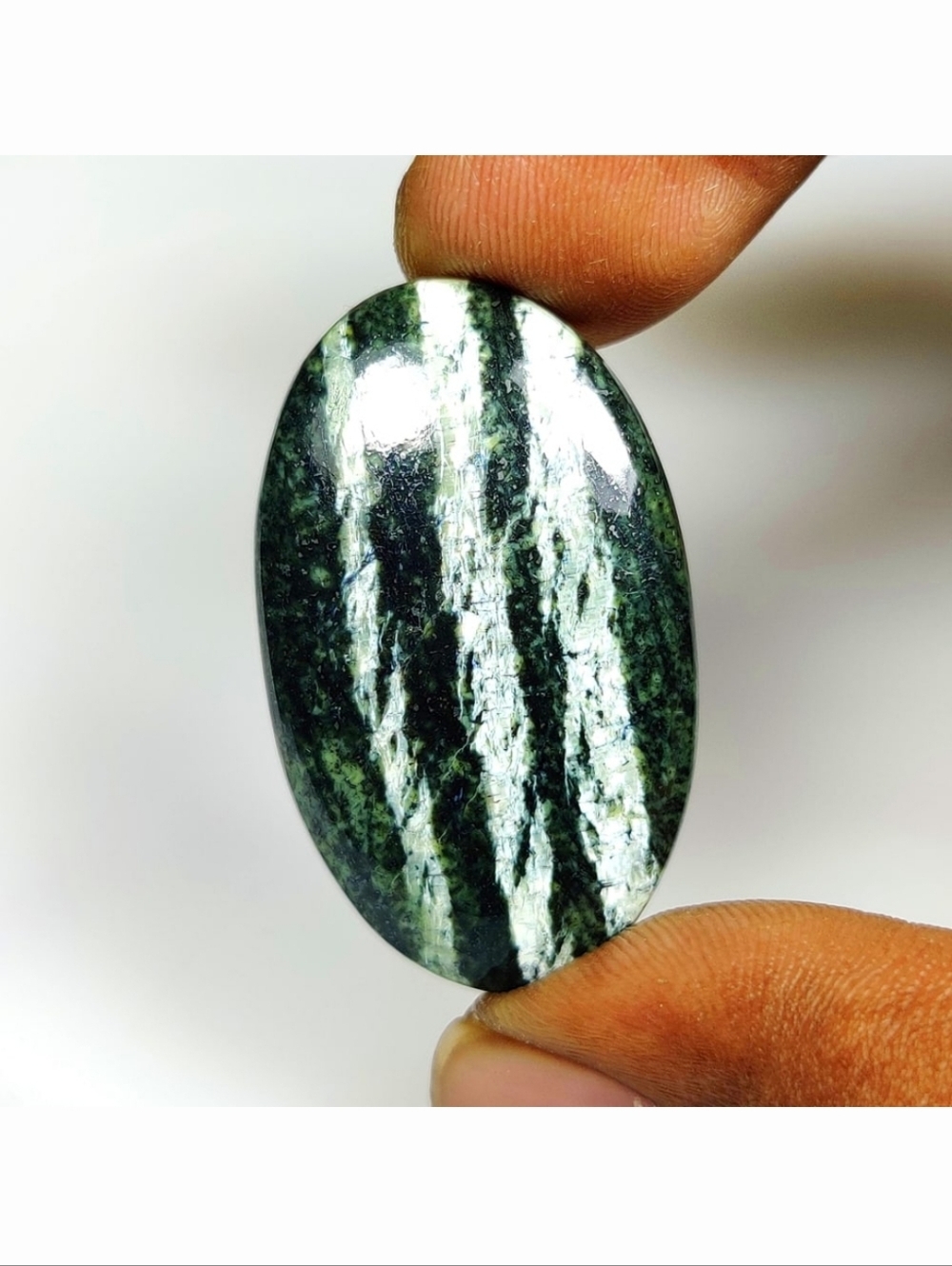 38.00 Ct Natural Green Swiss Opal Oval Cab